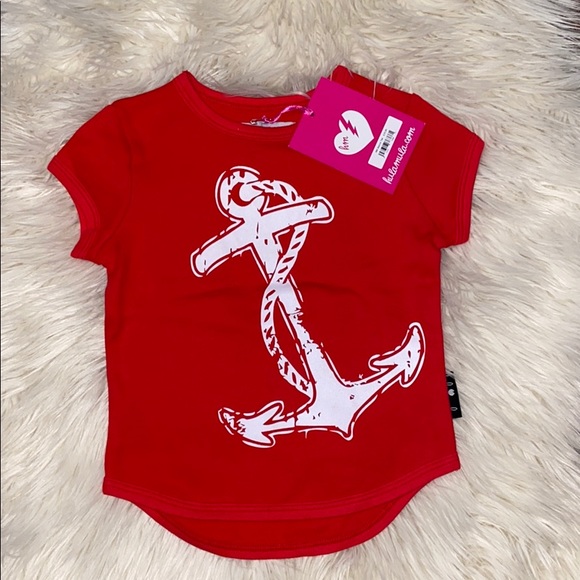 Hula Mula Red Anchor Shirt - Picture 1 of 1